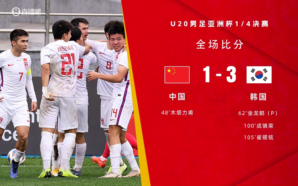 復(fù)仇！U22國(guó)足絕殺復(fù)仇韓國(guó)，2年前U20亞洲杯加時(shí)憾負(fù)無緣世青賽