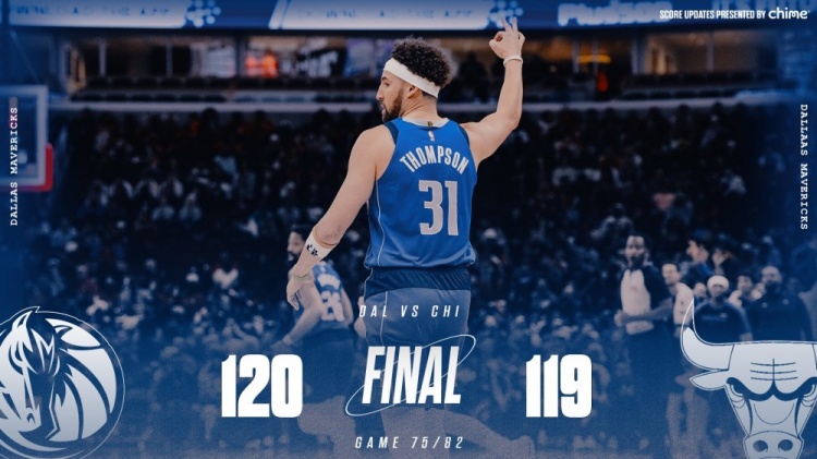 險勝公牛！獨行俠官方曬贏球海報 克萊成為封面人物